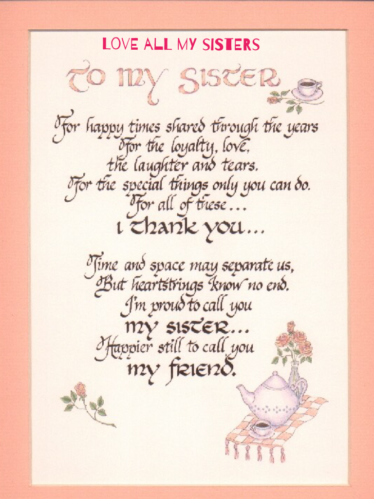 Happy birthday sister from brother poems Happy birthday sister from brother poems