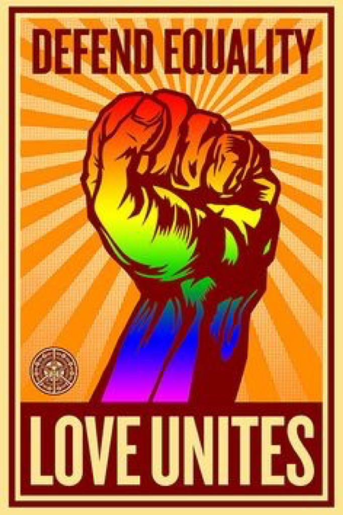 Gay rights poster