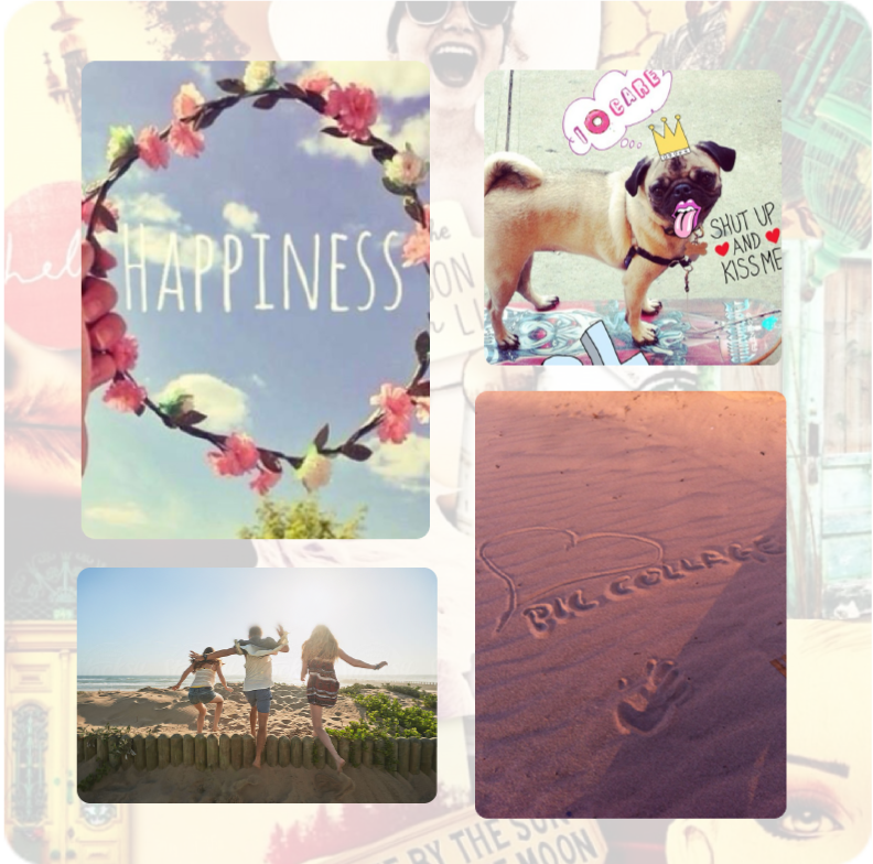 About us collage
